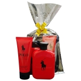 KIT RALPH LAUREN POLO RED 125ML+GEL+NECESER       