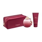 KIT COACH WILD ROSE EDP 90ML+BODY LOTION+NEC      