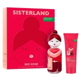 KIT BENETTON SISTERLAND RED ROSE F 80ML+BODY      