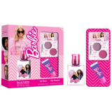 KIT INFANTIL MATTEL BARBIE 30ML+LIP GLOSS+MAKE UP
