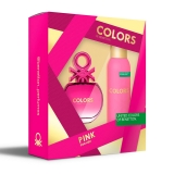 KIT BENETTON COLORS PINK 80ML+DEO SPRAY           