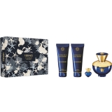 KIT VERSACE DYLAN BLUE FEM 100ML+B/L+S/G+MINI
