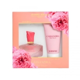 KIT JEANNE CASSANDRA ROSE VANILLE 100ML+B/LOTION