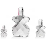 KIT TOUS LOVE ME SILVER EDP 90ML+15ML+4.5ML       