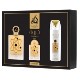 KIT LATTAFA PRIDE THARWAH GOLD 100ML+20ML+DEO