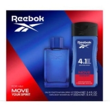 KIT REEBOK MOVE EDT MAS 100ML+HAIR BODY SHOWER GEL