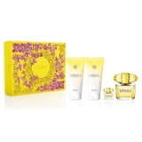 KIT VERSACE YELLOW DIAMOND 90ML+B/L+S/G+MINI      