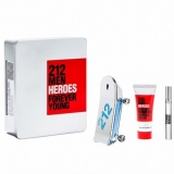 KIT CAROLINA HERRERA 212 HEROES MAS 90ML+GEL+10ML