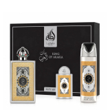 KIT LATTAFA KING OF ARABIA EDP UNI 100ML+20ML+DEO