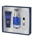 KIT MONTBLANC EXPLORER ULTRA BLUE 100ML+S/G+MINI  