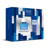 KIT ANTONIO BLUE SEDUCTION MAS 100ML+AFTER SHAVE  