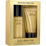 KIT WOMEN GOLDEN SEDUCTION BODY MIST 85ML+B/L