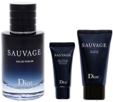 KIT DIOR SAUVAGE EDP MAS 60ML+SHO/GEL+AF/SHAVE    