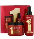 REVLON UNIQ ONE KIT LEAVIN 150ML+MASCARA 300ML    