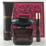 KIT VERSACE CRYSTAL NOIR EDP 90ML+BODY LOTION+MINI