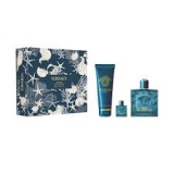 KIT VERSACE EROS EDT MAS 100ML+S/GEL+MINI