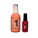 C REVLON UNIQ ONE TRAT. CURLS 230ML+50ML ROJO
