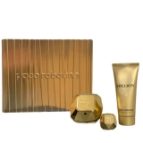 KIT PACO RABANNE LADY MILLION 80ML+BODY+MINI LATA 