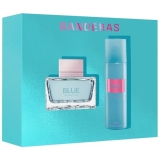 KIT ANTONIO BANDERAS BLUE SEDUCTION FEM 80ML+DEO  